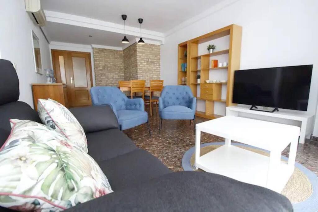 Playa Malvarrosa House Valencia Bagian luar foto