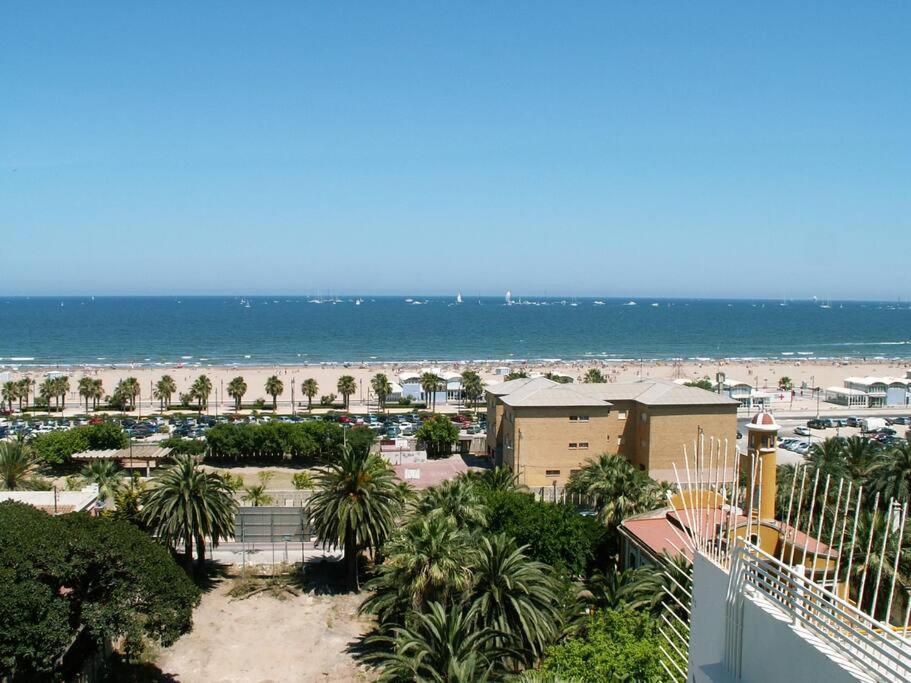 Playa Malvarrosa House Valencia Bagian luar foto